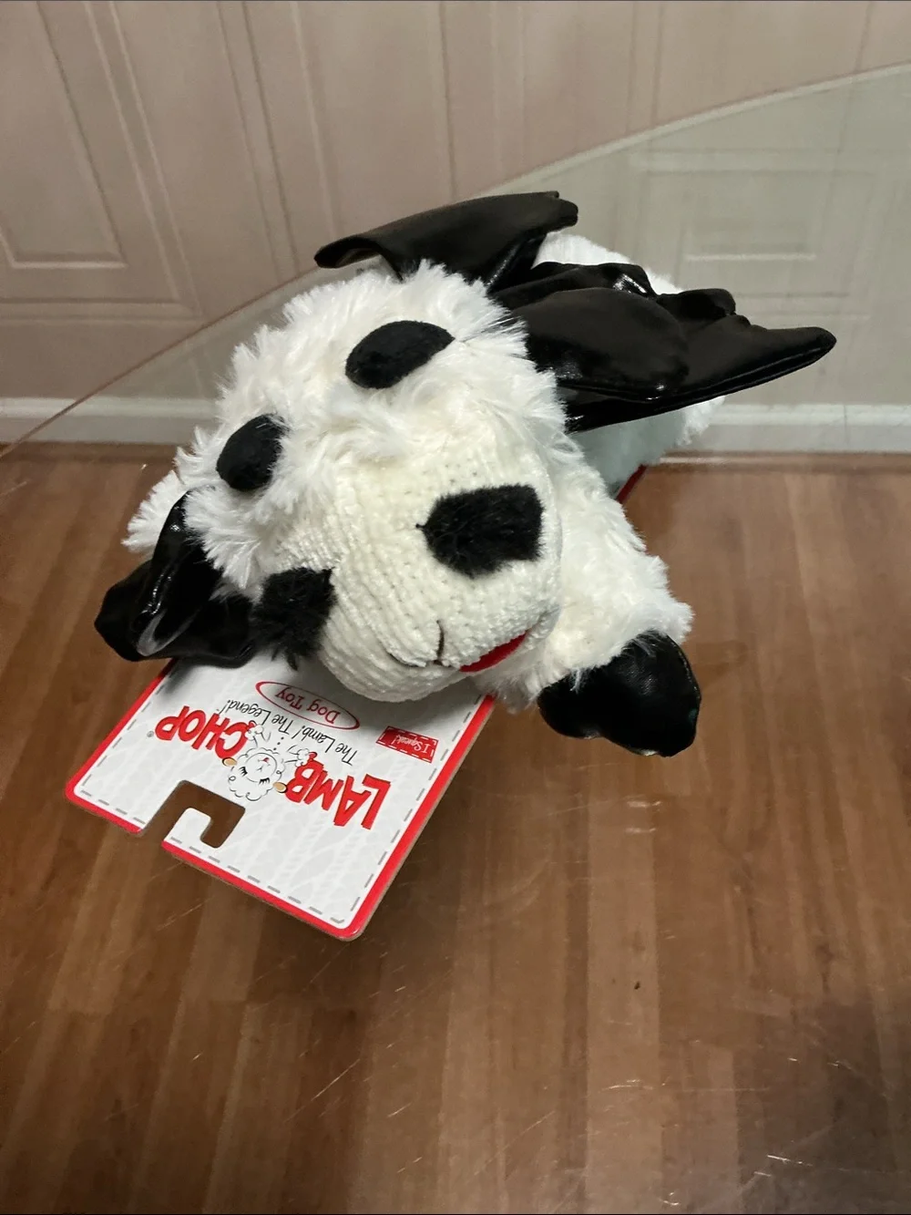 Brand New Halloween Plush Lambchop   Stuffed dog Toy W/Squeaker 8.5